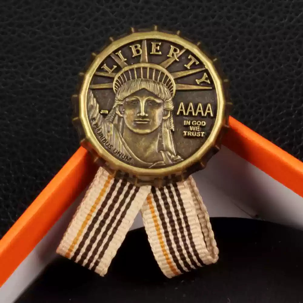 (F-032)RETRO BRITISH STYLE BADGE